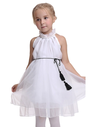 A Lovely Little Twist White Dress