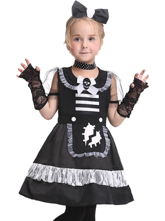 Black Lovely Mischievous Maid Costume