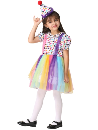 Clown Rainbow Costume