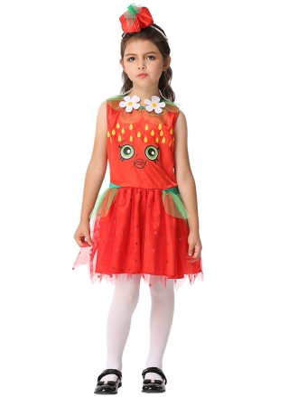 Hot lovely flower decoration dress