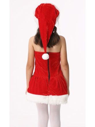 Kid's Gift Wrapped With Lace-up Costume