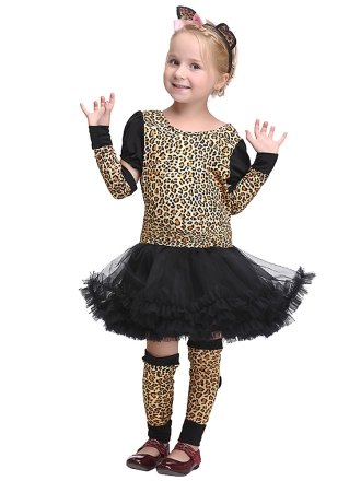 Leopard Print Cat Lovely Costume