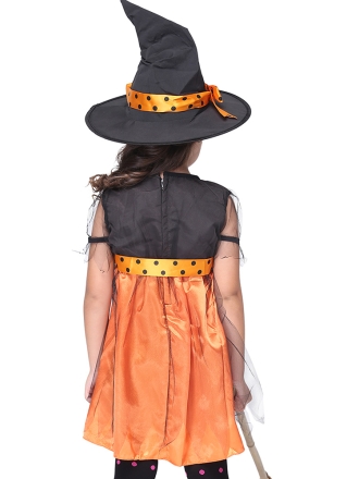 Orange Witch Costume