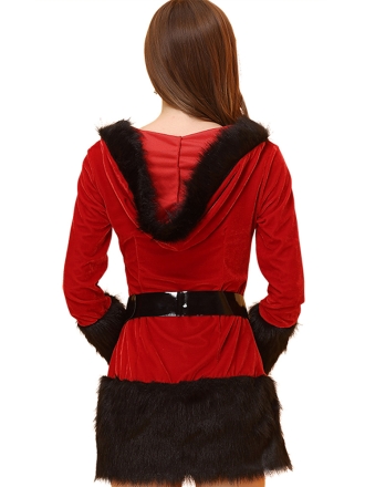 Sexy Hooded Christmas Skirt