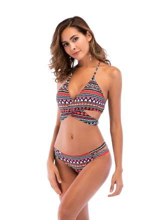 Simple Exclusive Minute Flowers Design Swimwear