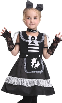 Black Lovely Mischievous Maid Costume
