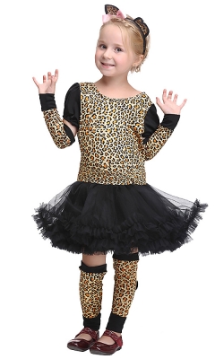 Leopard Print Cat Lovely Costume