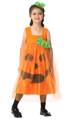 Loose Pumpkin Tank Dress