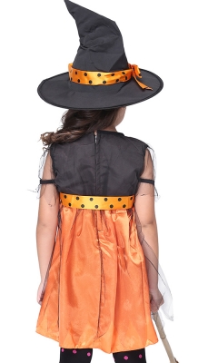 Orange Witch Costume